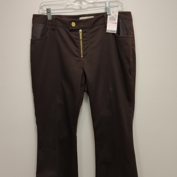 Michael Kors Pants - Chic Wide Leg Pants by Michael Kors – Chocolate Brown Elegance